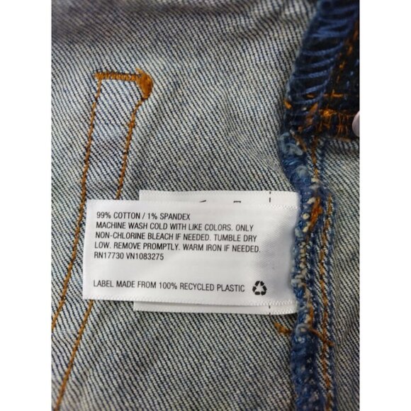 Isabel Women's Maternity Denim Shorts, 2-Pack, with Stretch Side Panels, Size 8 - Picture 3 of 10